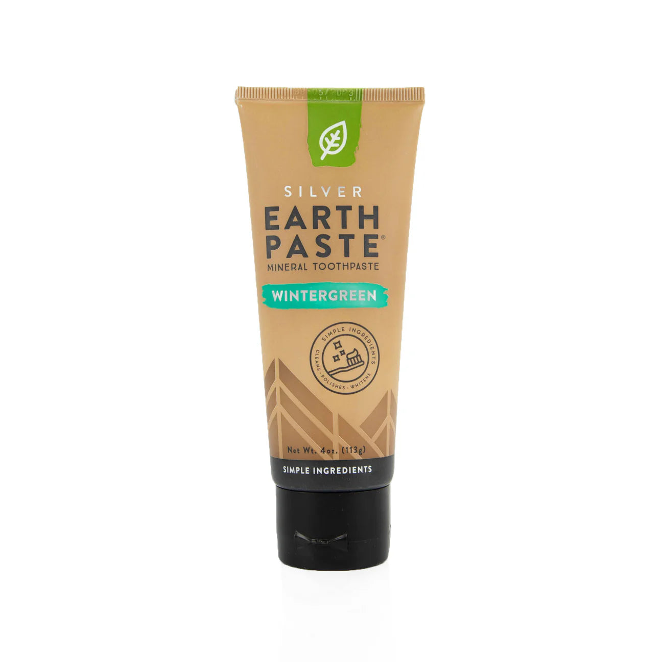 Silver Earth Paste, Mineral Tooth Paste, Wintergreen, 4oz, Redmond Life