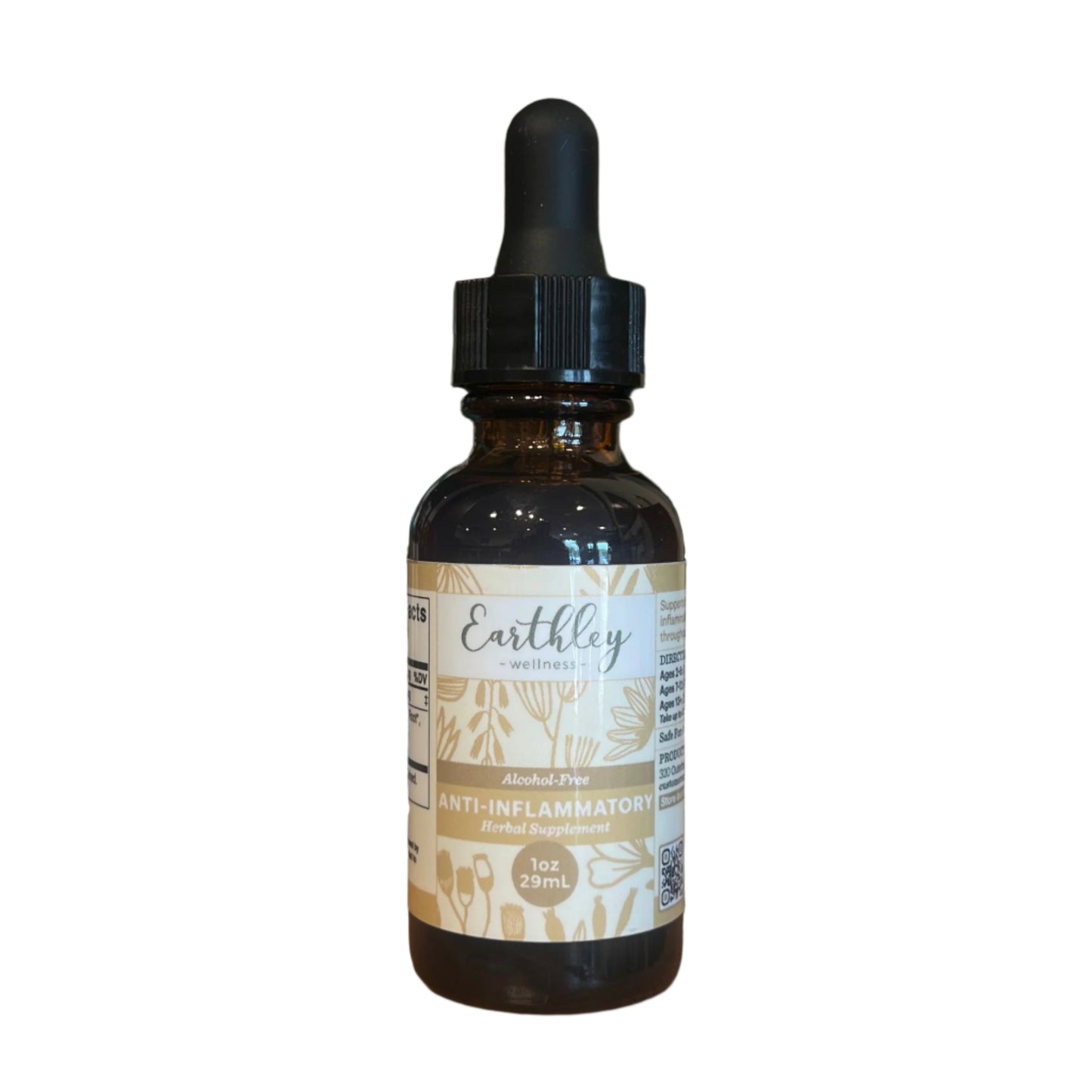 Anti Inflammatory - For Inflammation, 1-4oz, Earthley