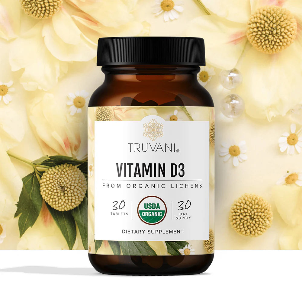 Vitamin D3 From Organic Lichens, 30 Tablets, Truvani