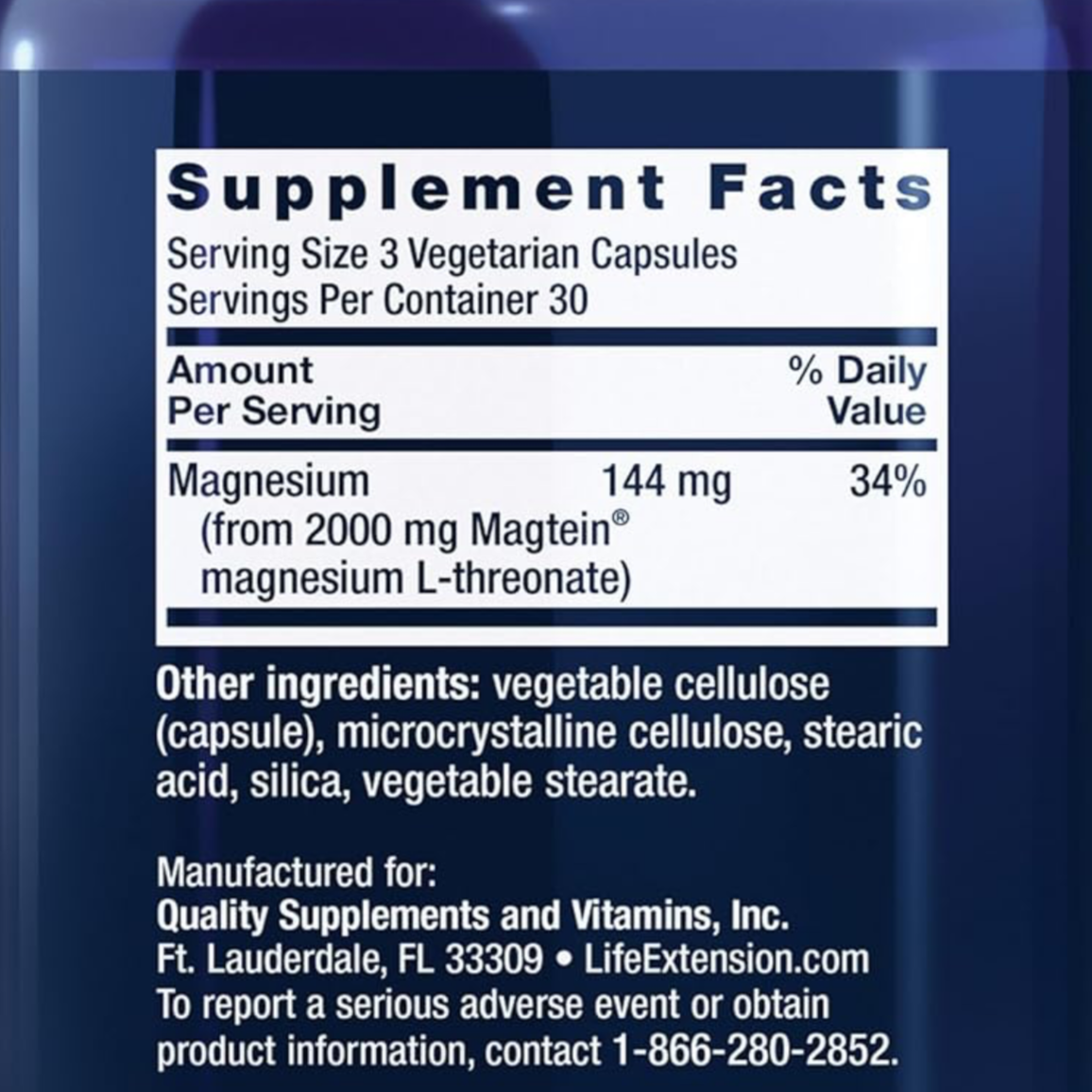 Neuro-Mag - Magnesium L-Threonate, 90 Capsules, Life Extension