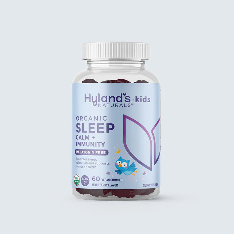 Hyland's Kids Organic Sleep, Calm & Immunity Gummies, Melatonin-Free, 60 Vegan Gummies