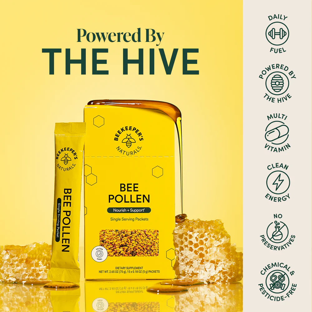 B. Fueled Bee Pollen, Nourish + Support