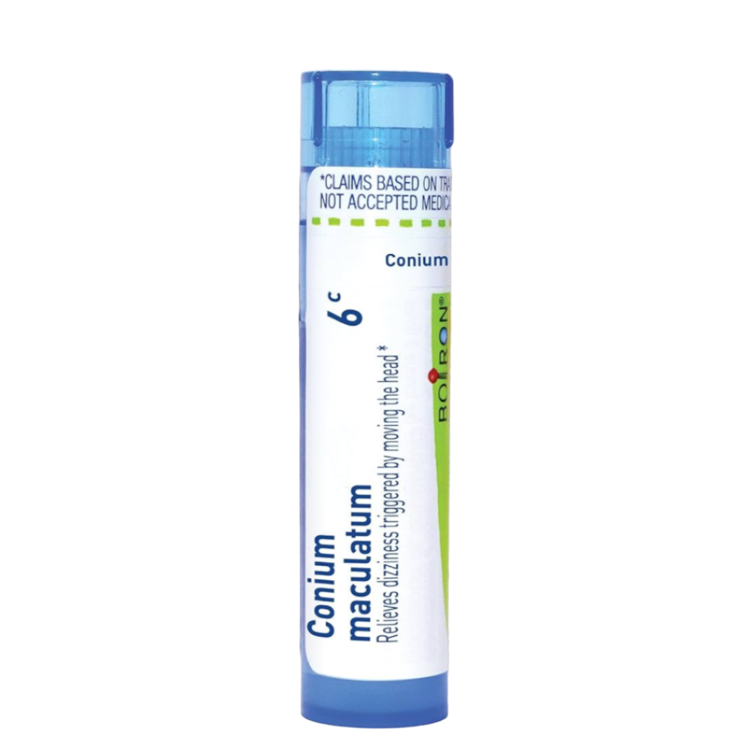Conium Maculatum 3C, 6C, 30C, 200CK, 1M, Homeopathic Medicine for Dizziness Triggered by Moving the Head, Boiron, 80 Pills (Pill Size #40)