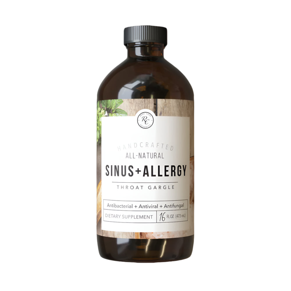Sinus + Allergy Throat Gargle, 16oz, Rowe Casa Organics