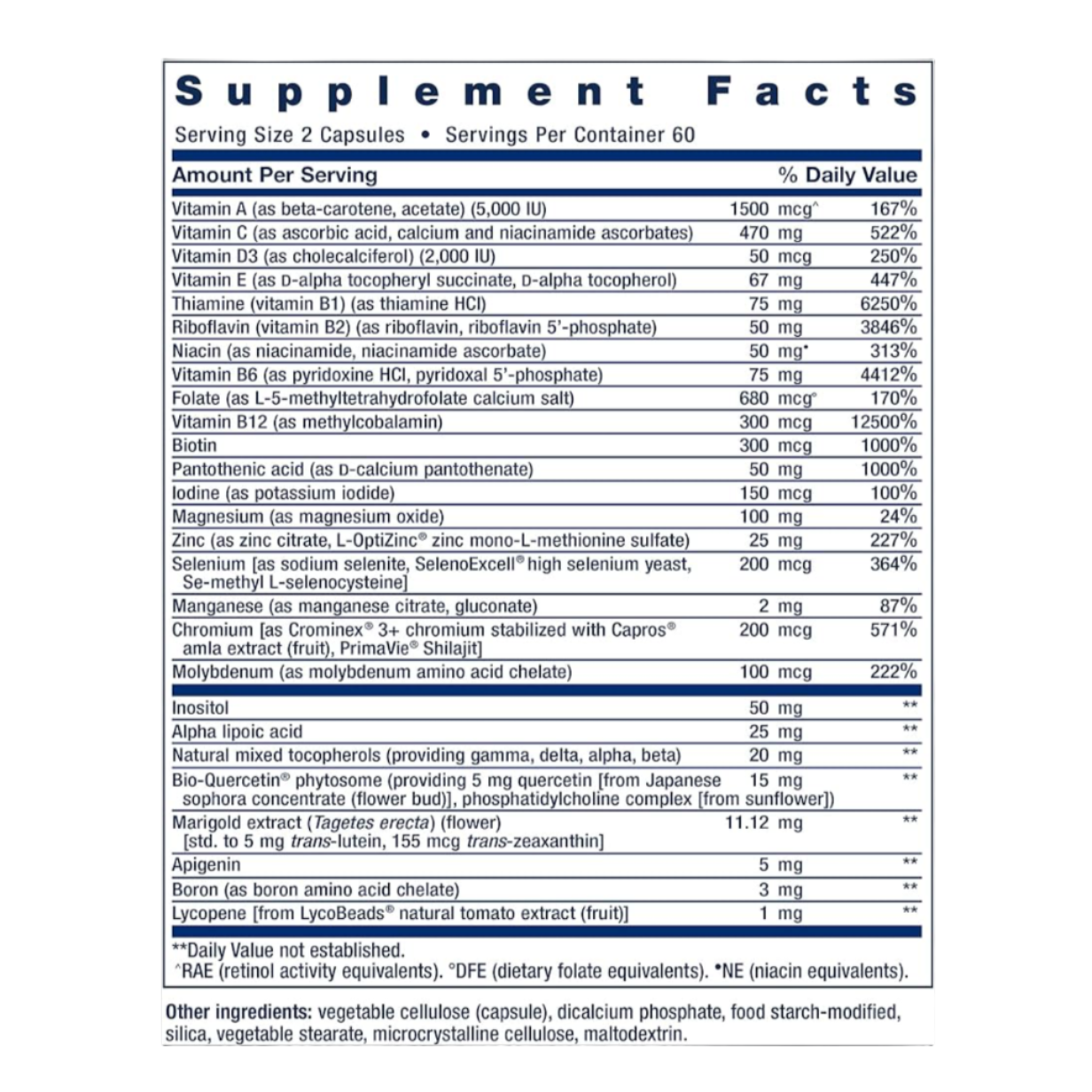 Two-Per-Day Multivitamin, 120 Capsules, Life Extension