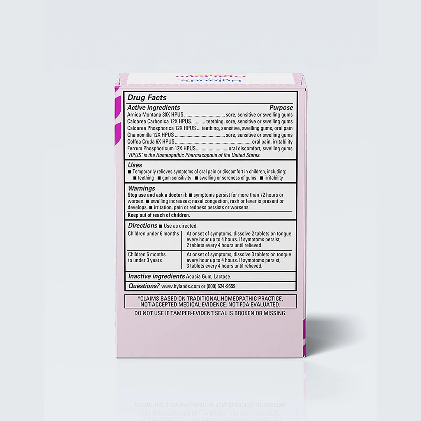 Hyland's Baby Oral Pain Relief Tablets, Daytime