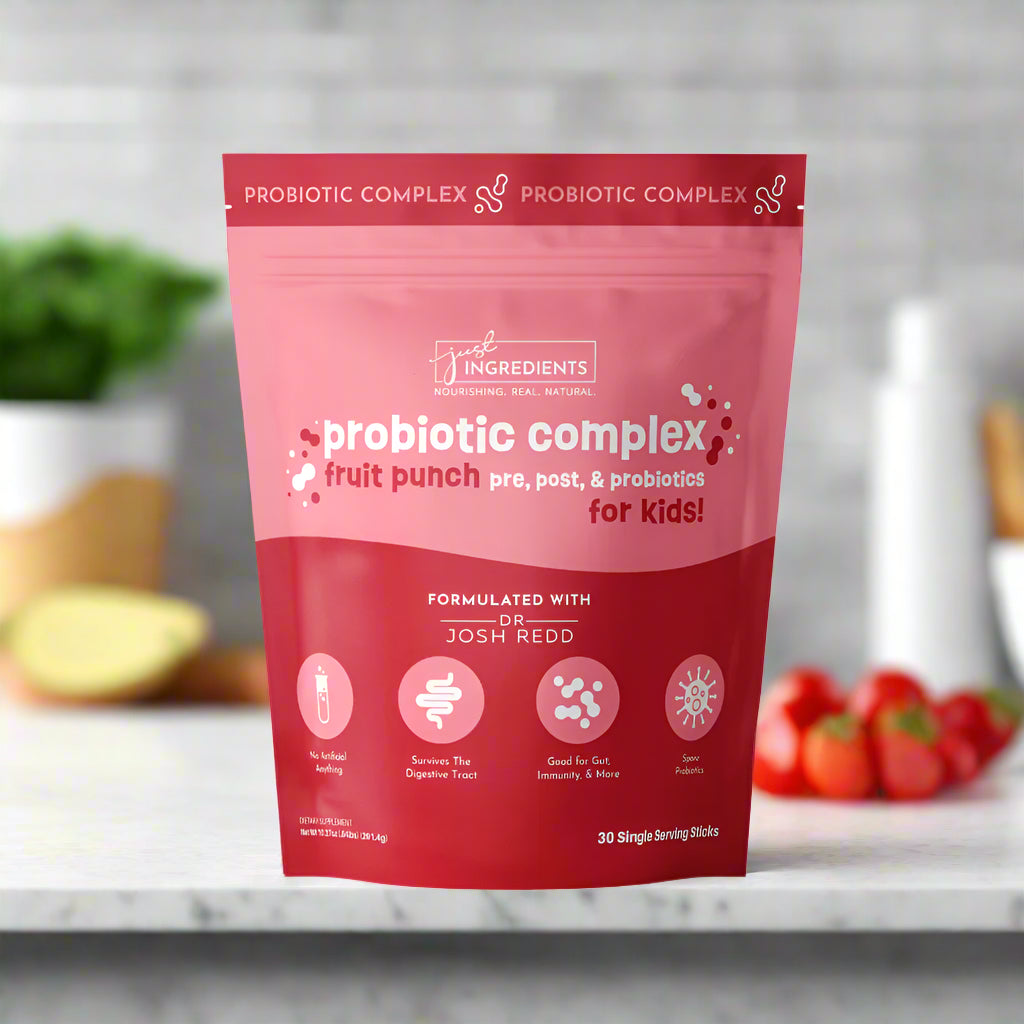 Fruit Punch Probiotic (Kids), 30 Single Serving Sticks, Just Ingredients