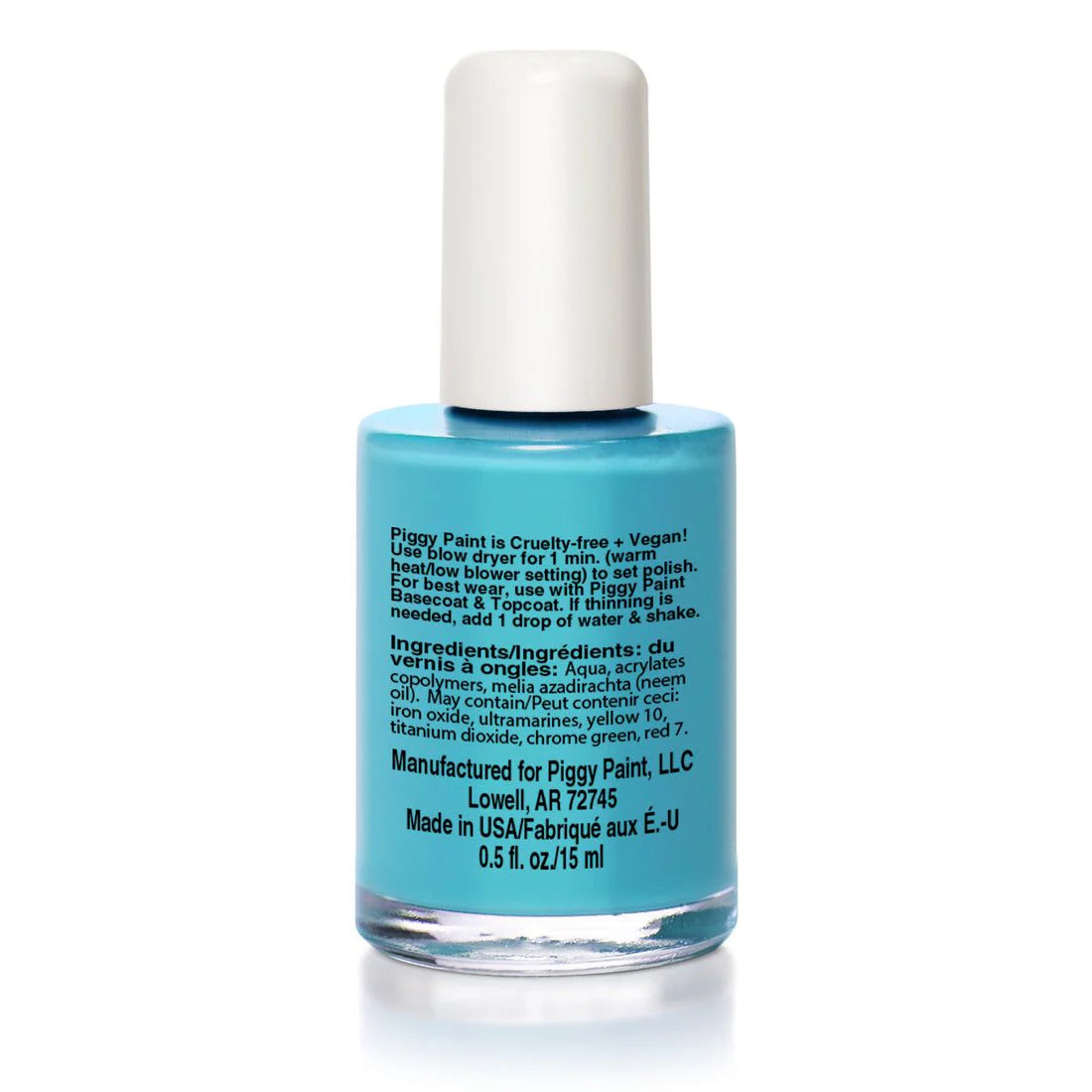 Sea-quin - Matte Turquoise Nail Polish, 0.5oz, Piggy Paint