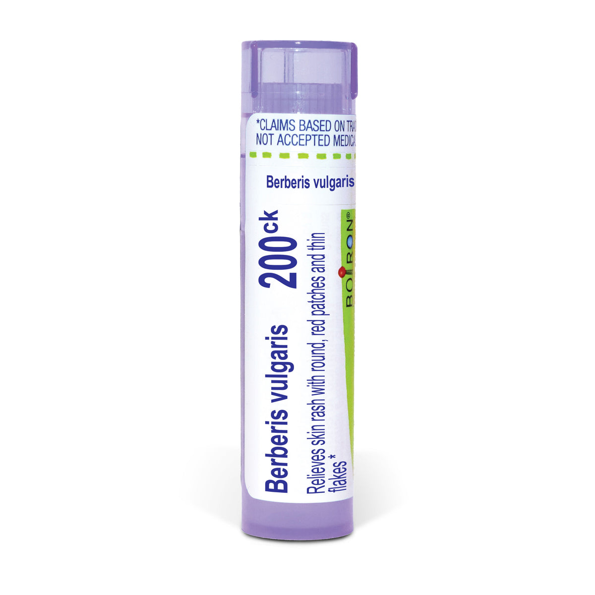 Berberis Vulgaris, Homeopathic Medicine for Skin Rash with Red Patches, Boiron, 80 Pills (Pill Size #40)