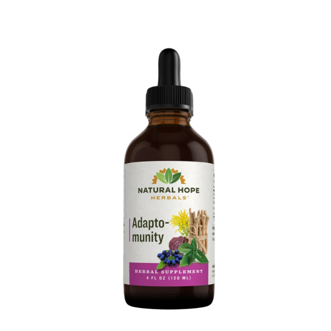 Adapto-Munity - Boost Immunity, Circulation & Stamina, 2-4oz, Natural Hope Herbals