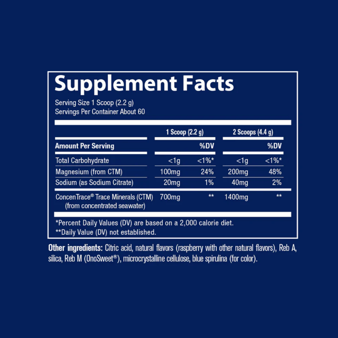 ConcenTrance Daily Mineral Powder, 60 Servings, Trace Minerals