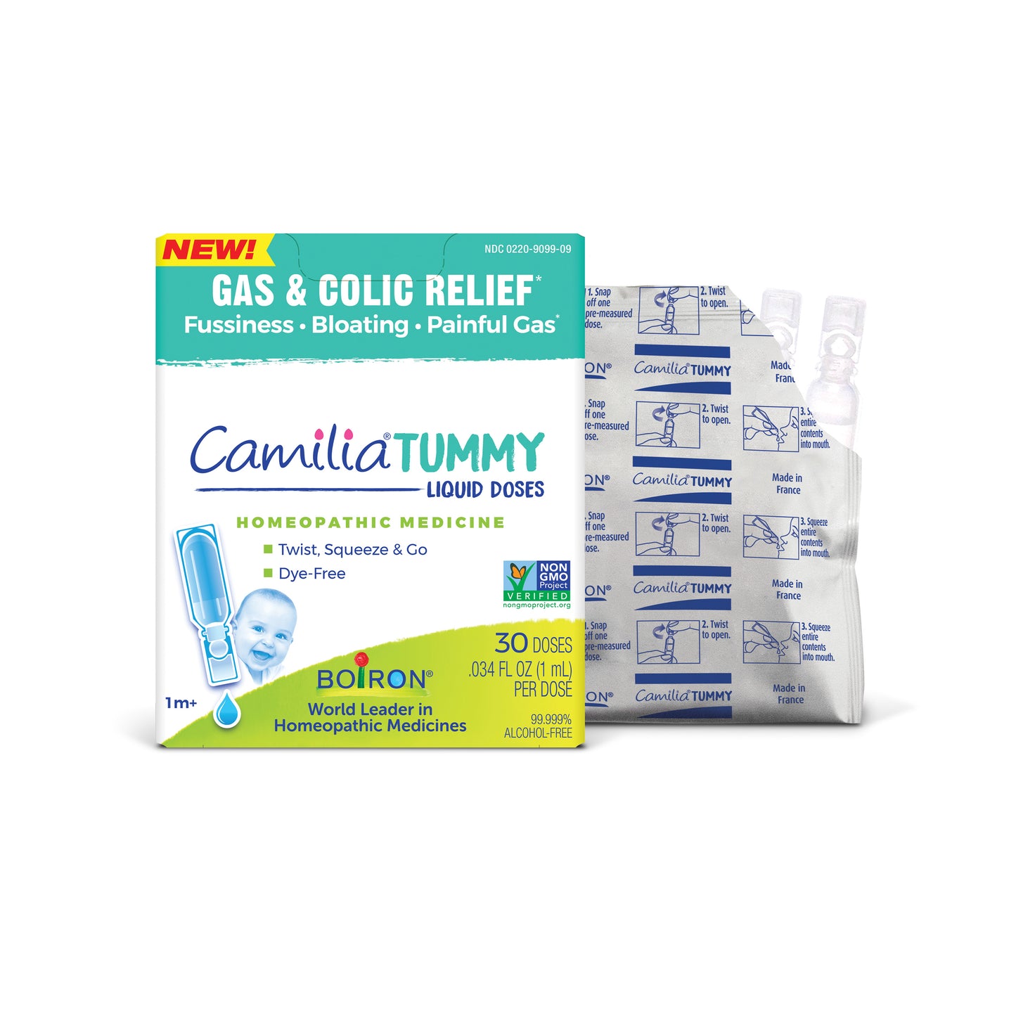 Camilia Tummy Relief, 30 Single Liquid Doses, Boiron