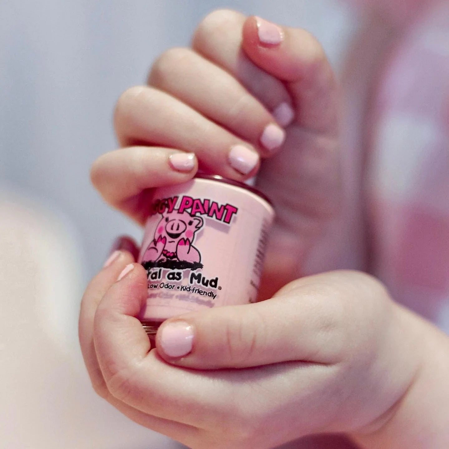 Muddles the Pig - Pastel Matte Pink Nail Polish, 0.5oz, Piggy Paint