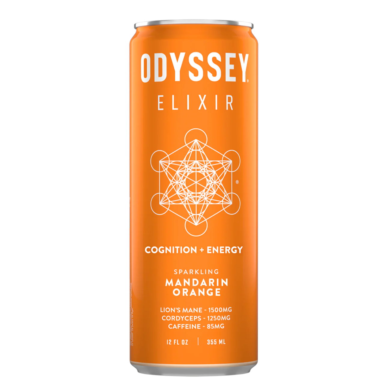 Mandarin Orange Sparkling Mushroom Elixir COGNITION + ENERGY, Odyssey