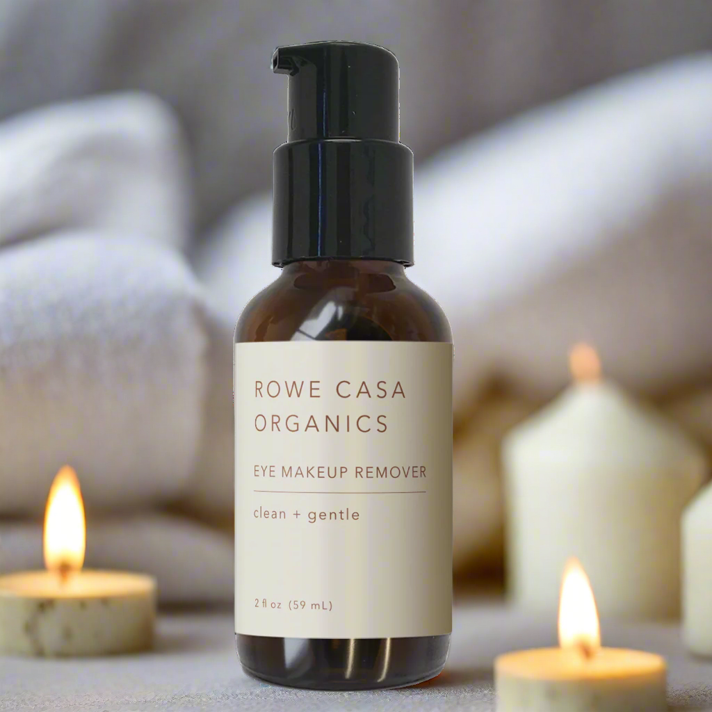 Eye Makeup Remover, Clean + Gentle, 2oz, Rowe Casa Organics