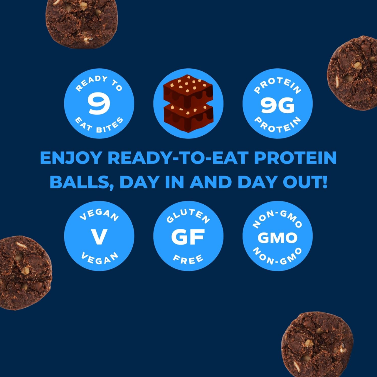 Brownie Batter Protein Balls, 4.5 oz, Protein Power Ball