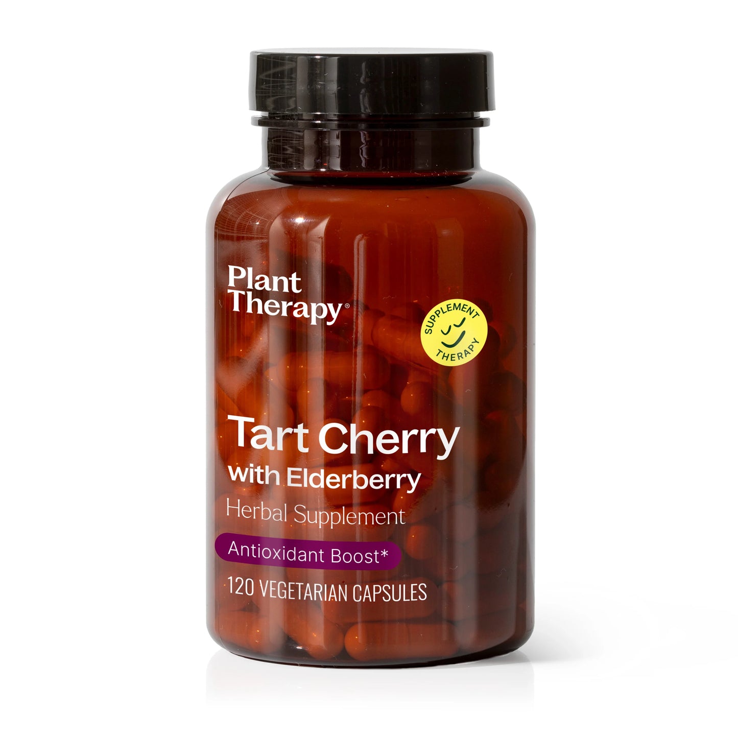 Tart Cherry with Elderberry, 120 Capsules, Plant Therapy