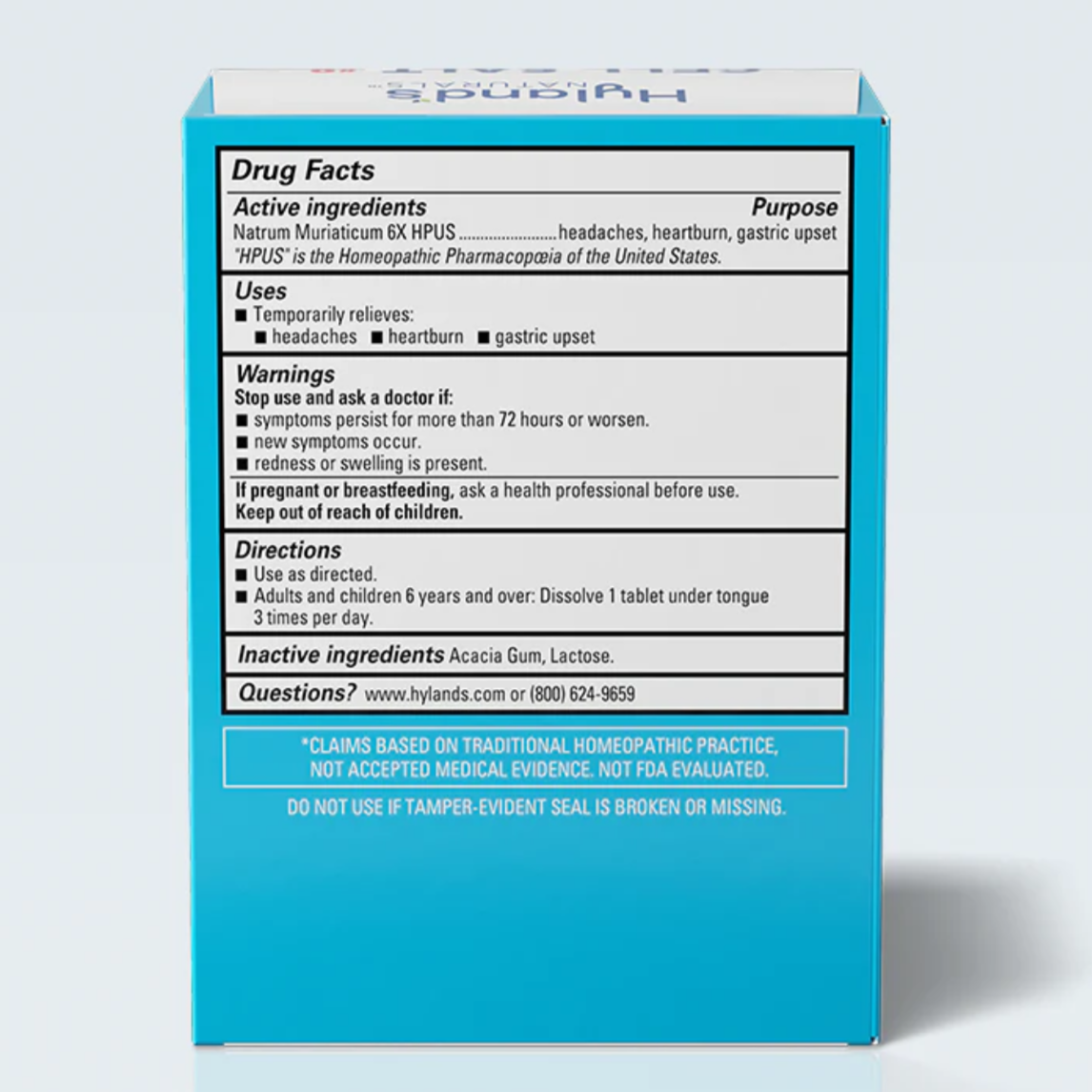 Cell Salt #9 Nat Mur 6x, 100 Tablets, Hyland's