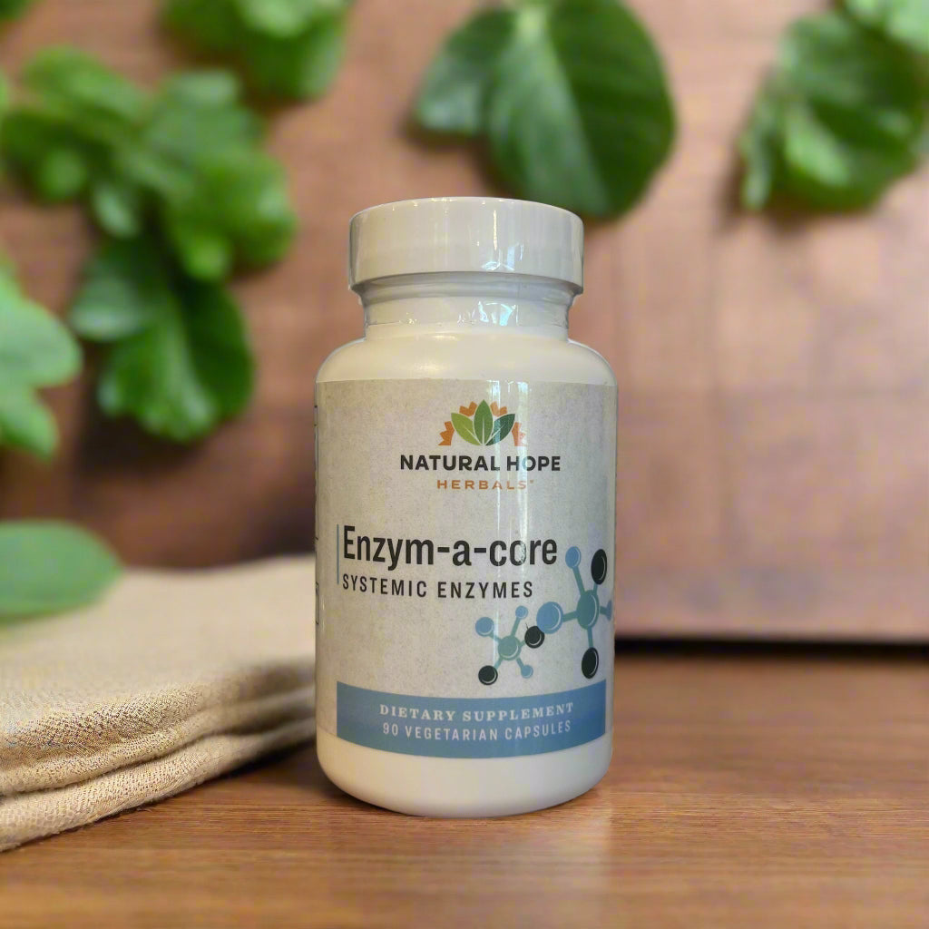Enzym-a-core - Systemic Enzyme Blend, 90 Capsules, Natural Hope Herbals