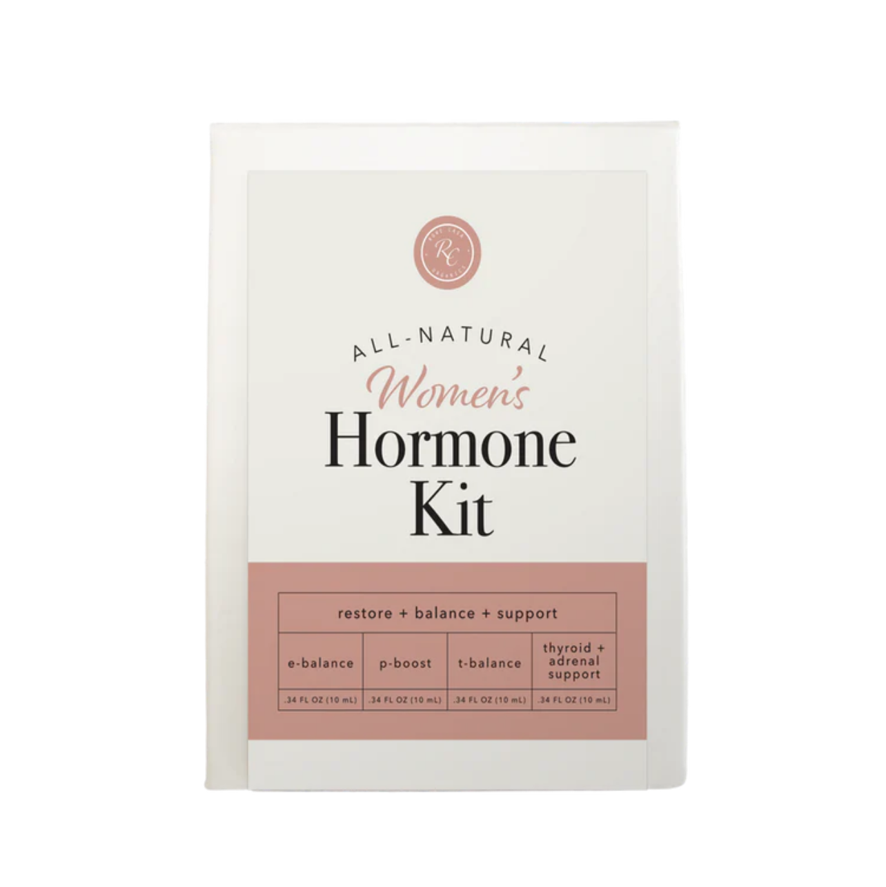 Women’s Hormone Kit, Restore + Balance + Support, Rowe Casa Organics