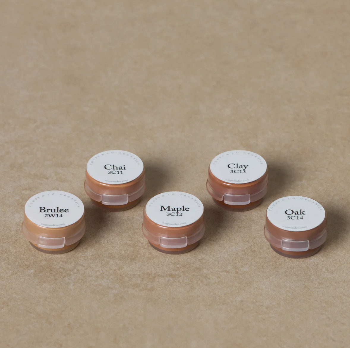 Liquid Foundation Sample Kit, Toups & Co Organics