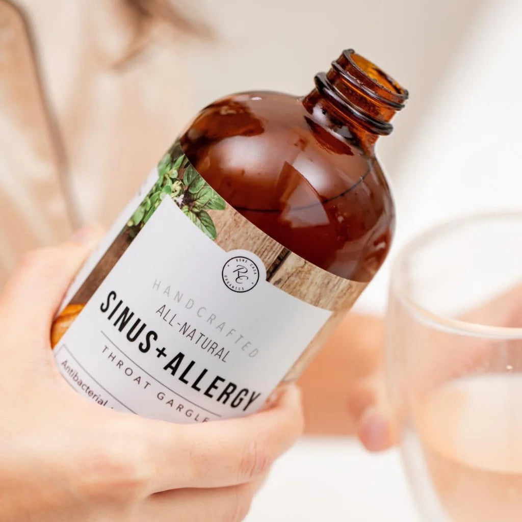 Sinus + Allergy Throat Gargle, 16oz, Rowe Casa Organics