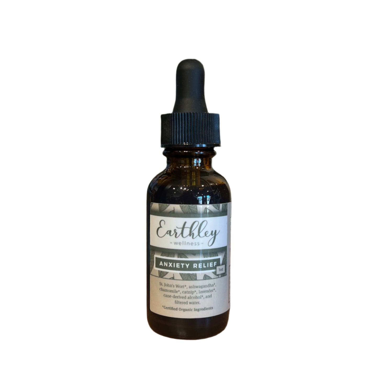 Anxiety Relief - For Nervousness and Anxious Feelings, 1-4oz, Earthley