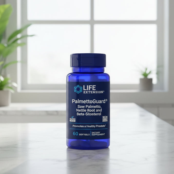 PalmettoGuard Saw Palmetto, Nettle Root and Beta-Sitosterol, 50 Softgels, Life Extension
