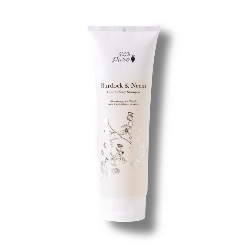 Shampoo, Burdock & Neem Healthy Scalp, 8 - 16 fl oz, 100% Pure