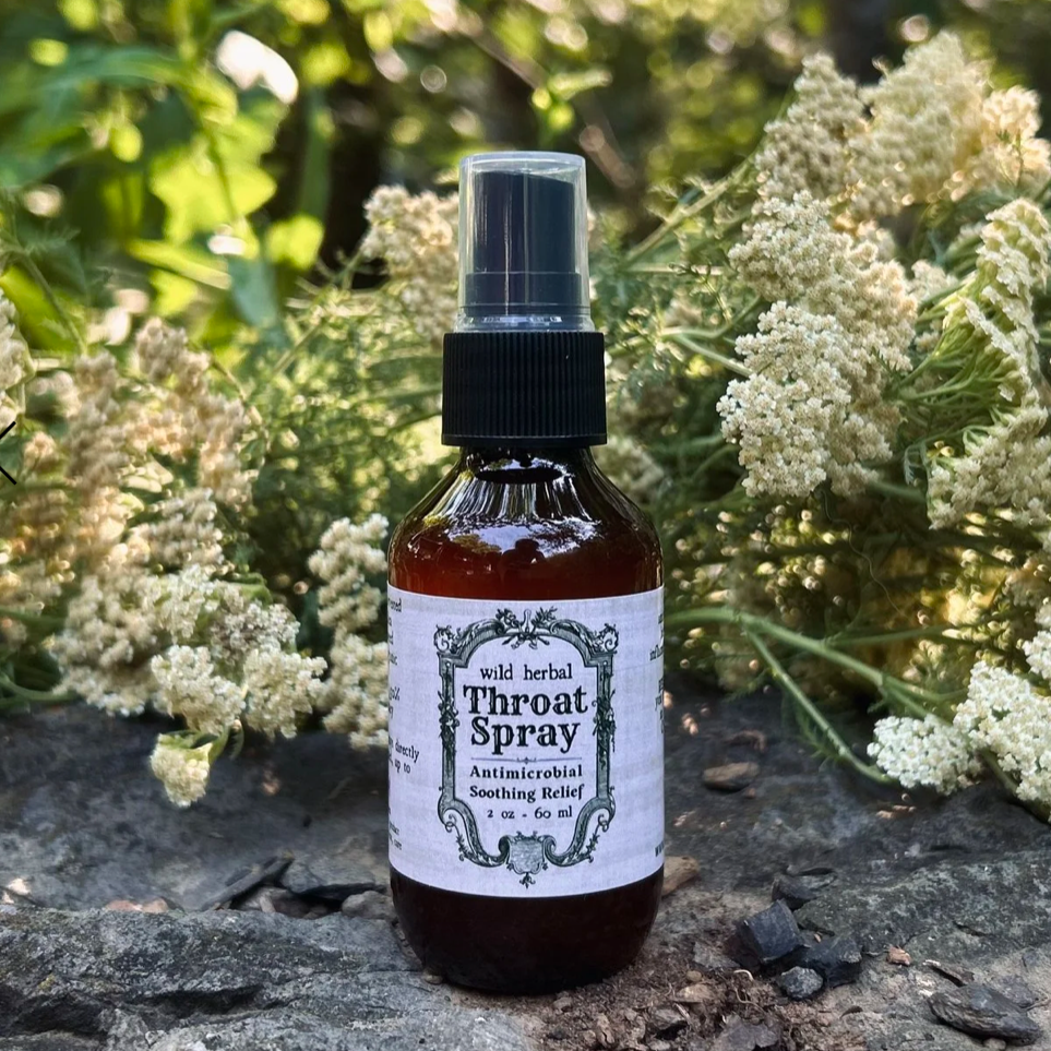 Wild Herbal Throat Spray, 2oz, Red Cottage Holistics