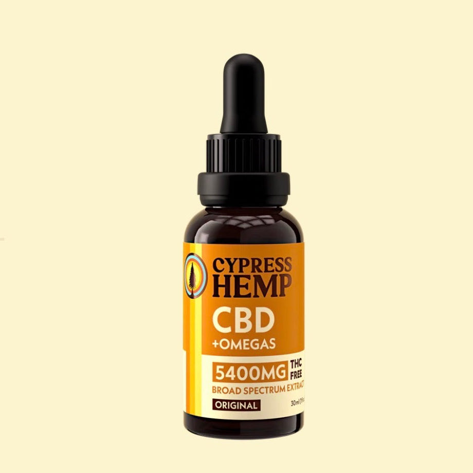 THC-Free Broad Spectrum Hemp Extract Oil, 5400mg