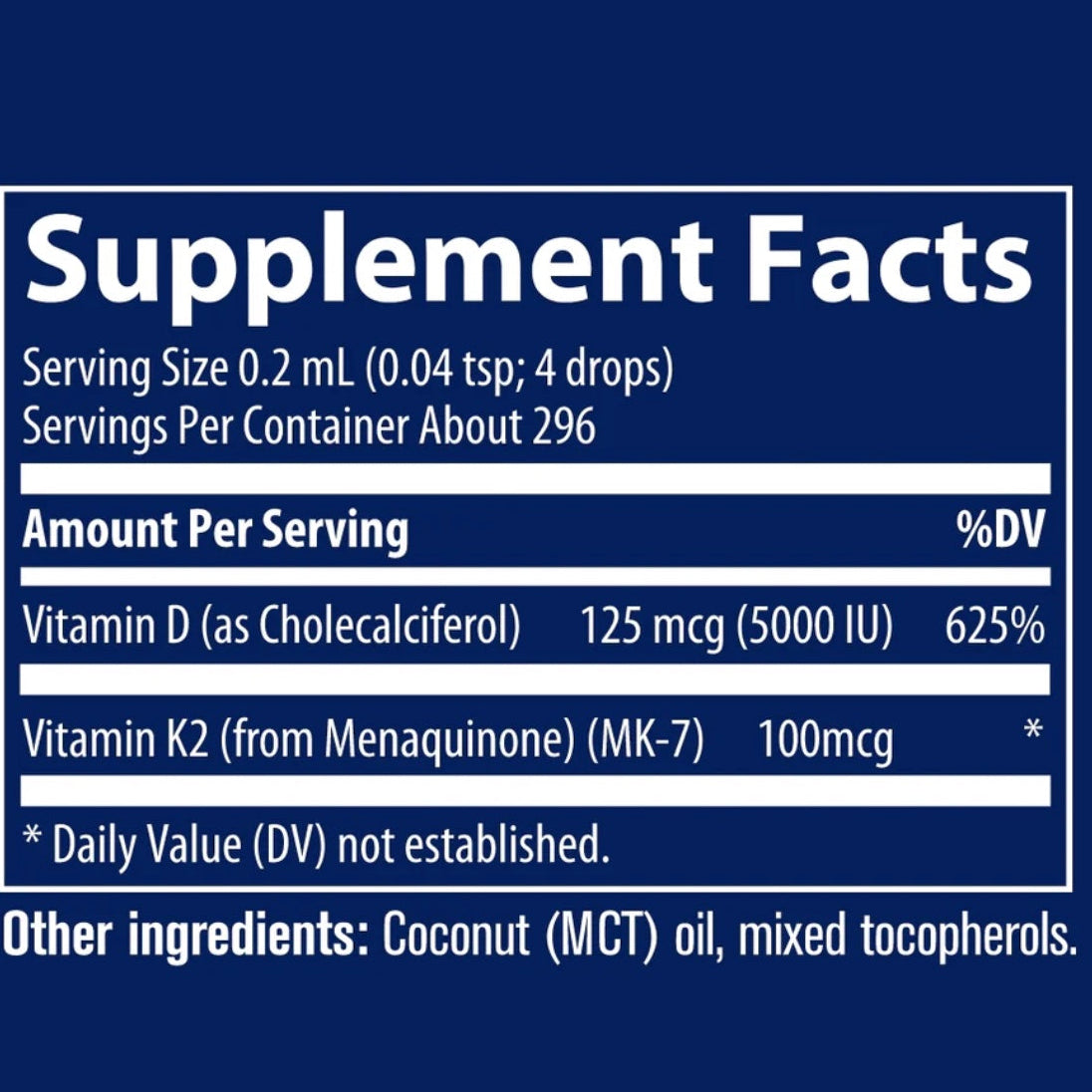 Ionic D3 + K2, 2oz, Trace Minerals