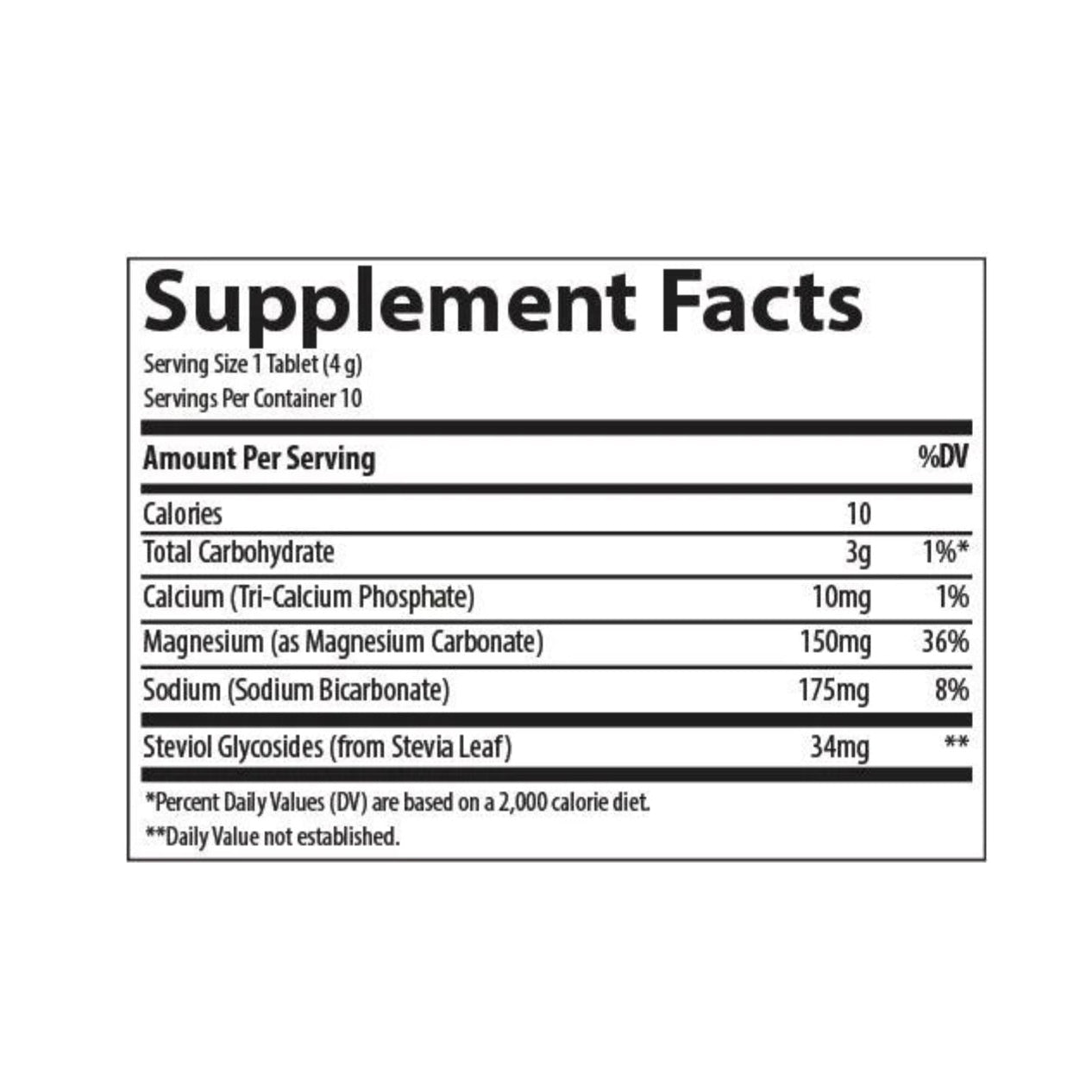 Magnesium Effervescent Tablets, Trace Minerals