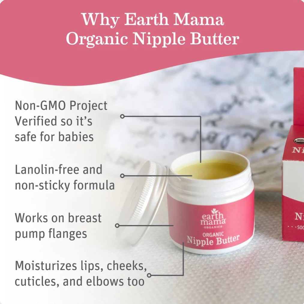 Organic Nipple Butter, 2oz, Earth Mama