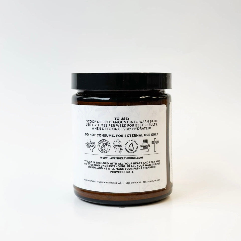 Detox Bath - Relax & Reset Detoxifying Salts, 8oz, Lavender Thorne