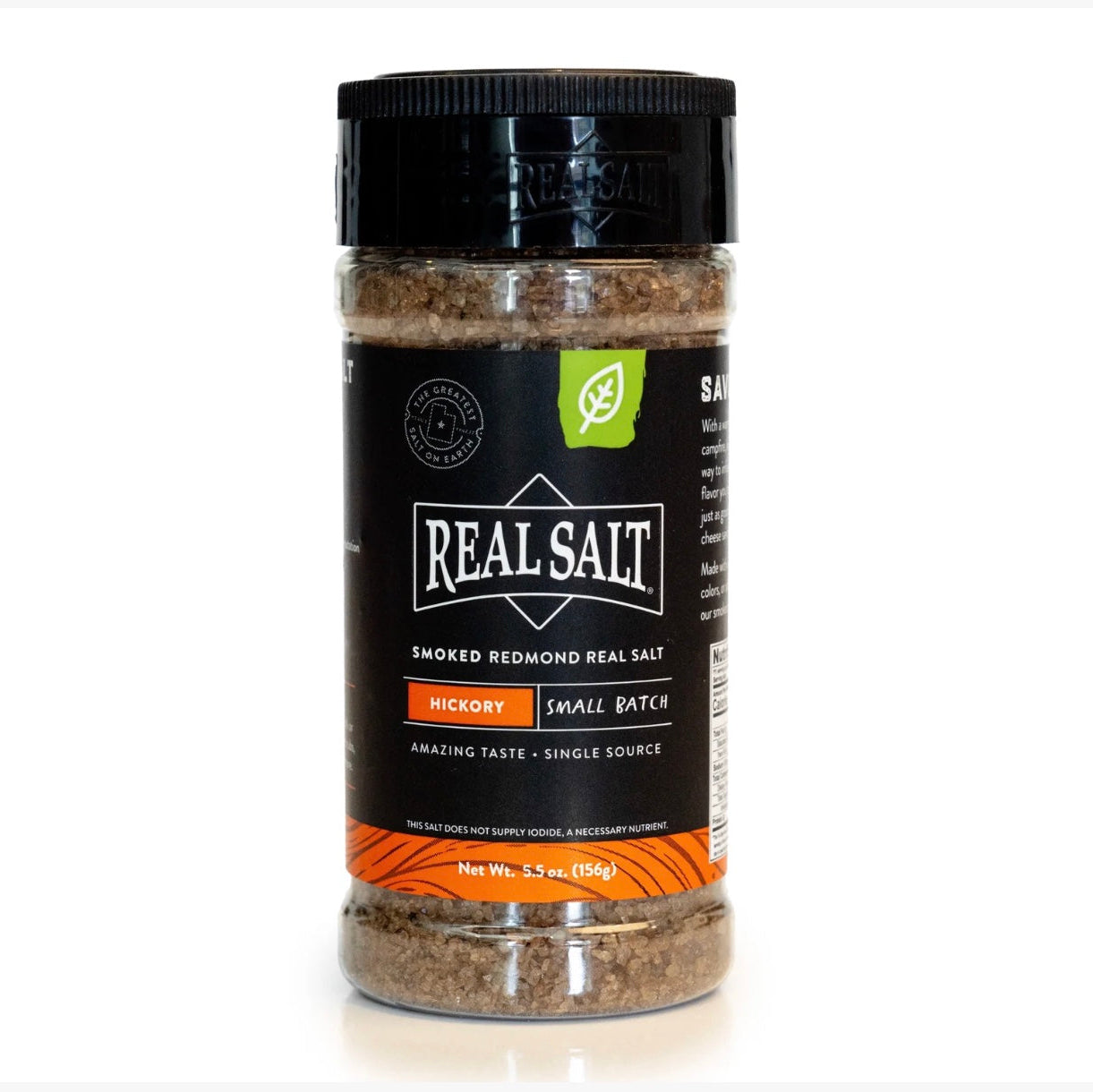 Smoked Hickory Real Salt, 5.5oz, Redmond Life