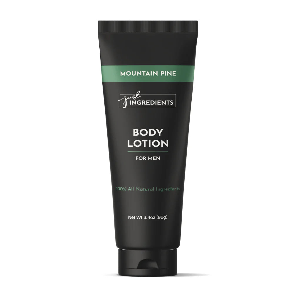 Men's Body Lotion, Mountain Pine, 3.4oz, Just Ingredients