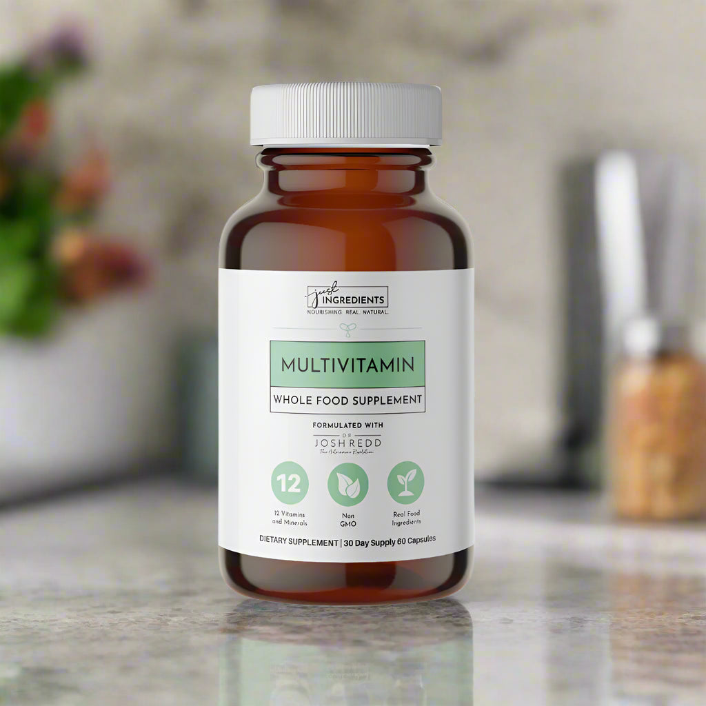 Multivitamin Whole Food Supplement, 60 Capsules, Just Ingredients
