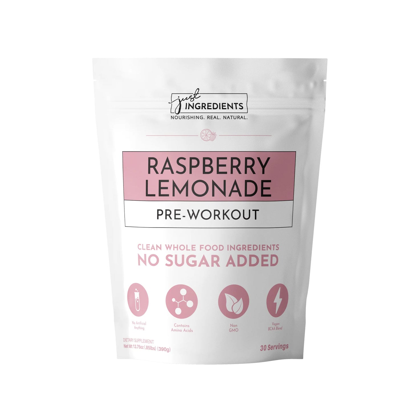 Pre-Workout, 30 Servings, Just Ingredients