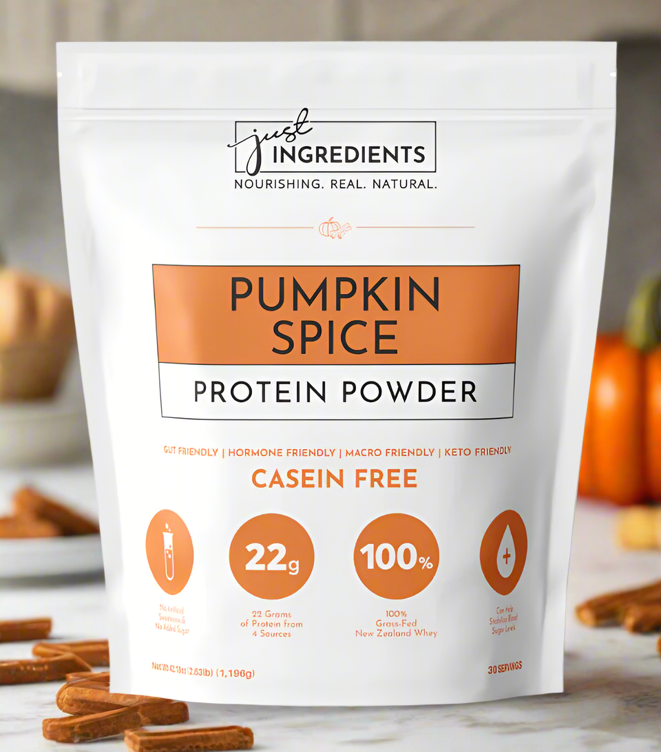 Pumpkin Spice Protein Powder, 30 Servings, Just Ingredients