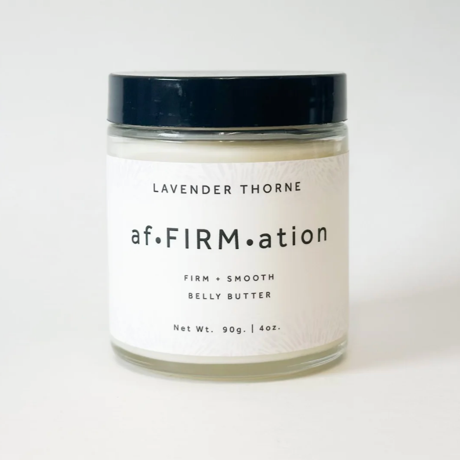 Affirmation - Stretch Mark & Belly Butter, 4 fl oz, Lavender Thorne