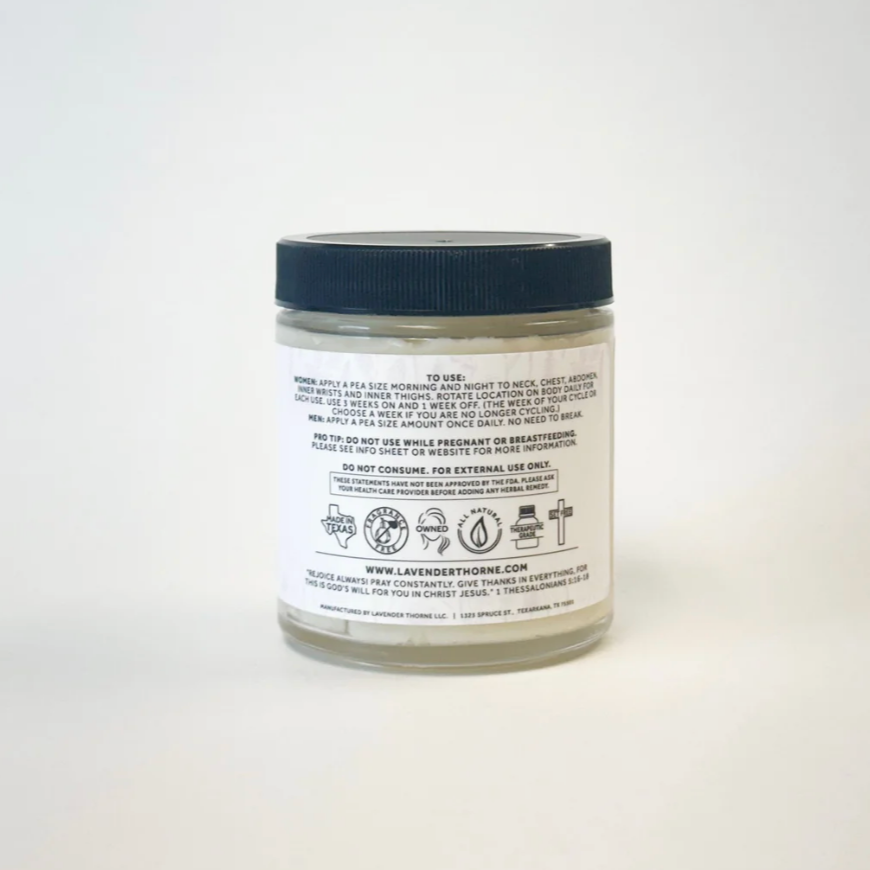 Wild Yam Cream, 4oz, Lavender Thorne