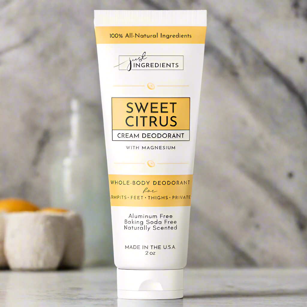 Cream Deodorant - Sweet Citrus, Just Ingredients