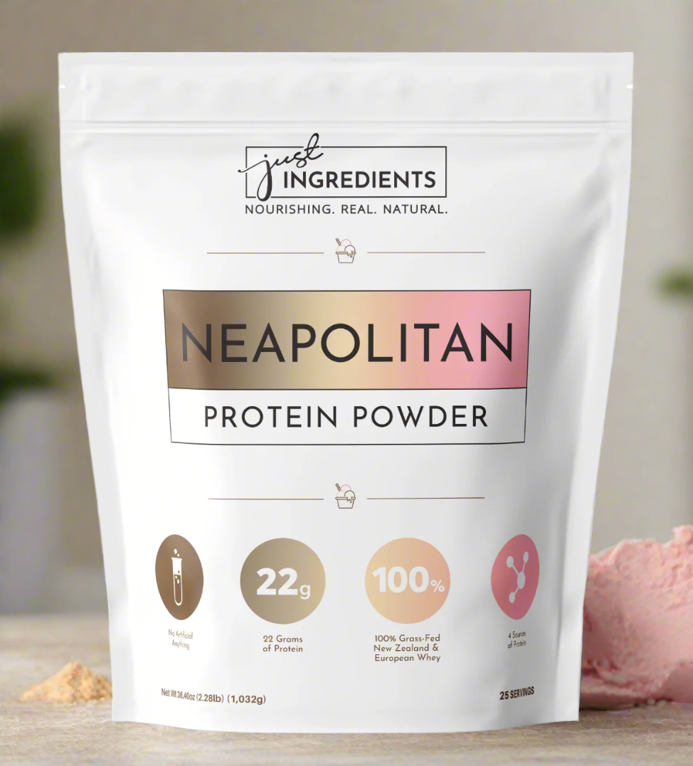 Neapolitan Protein Powder, 25 Servings, Just Ingredients