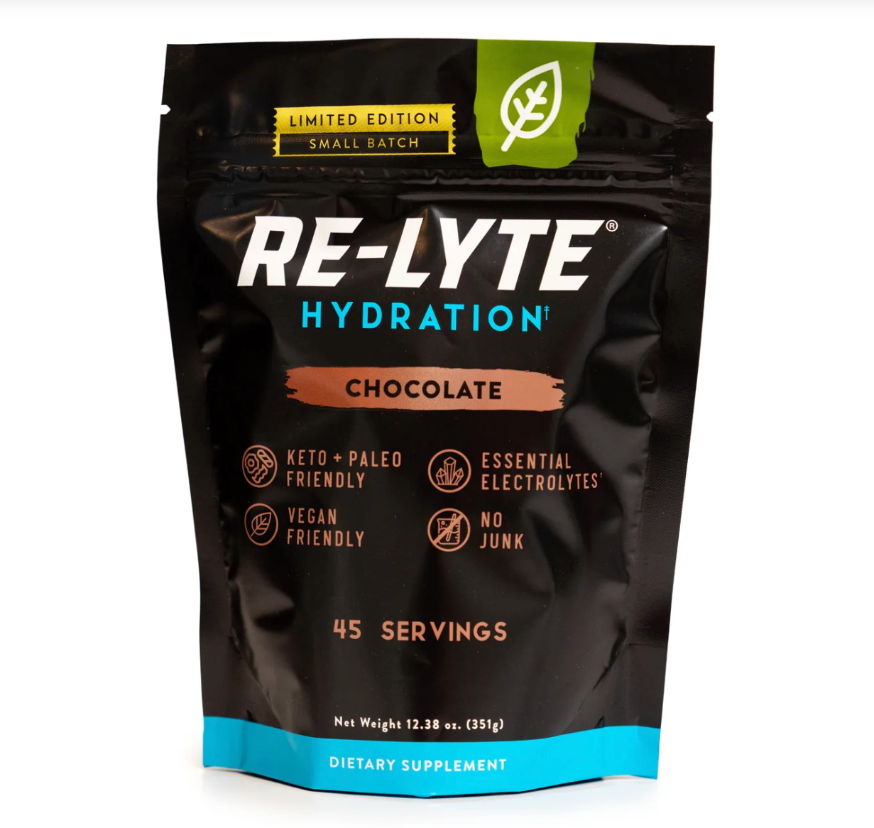 Re-Lyte Electrolyte Mix, Chocolate, 45 Servings, Redmond Life