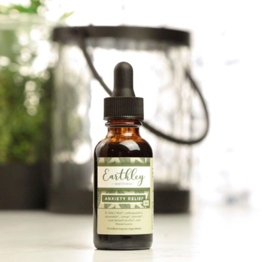 Anxiety Relief - For Nervousness and Anxious Feelings, 1-4oz, Earthley
