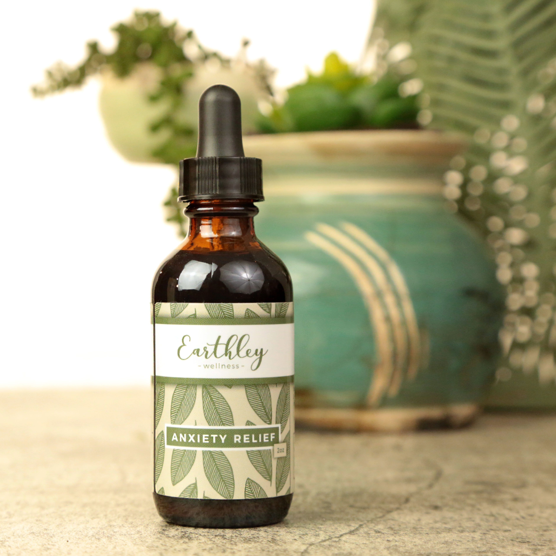 Anxiety Relief - For Nervousness and Anxious Feelings, 1-4oz, Earthley