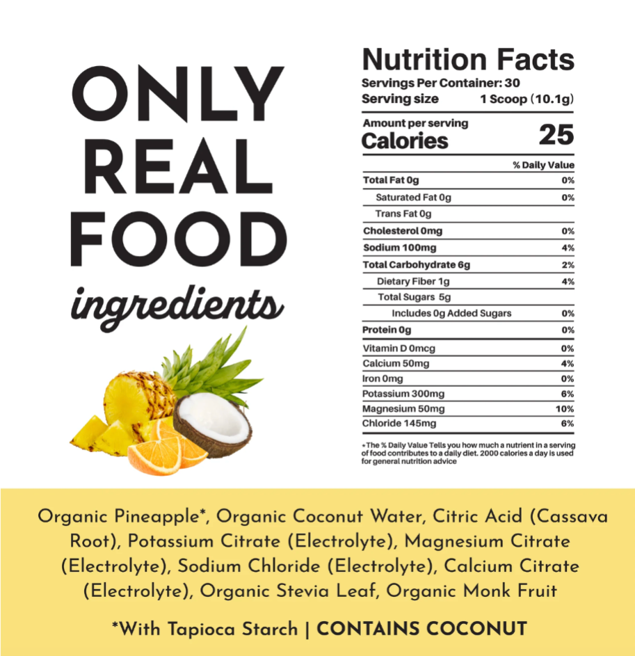 30 Servings Electrolytes, Just Ingredients