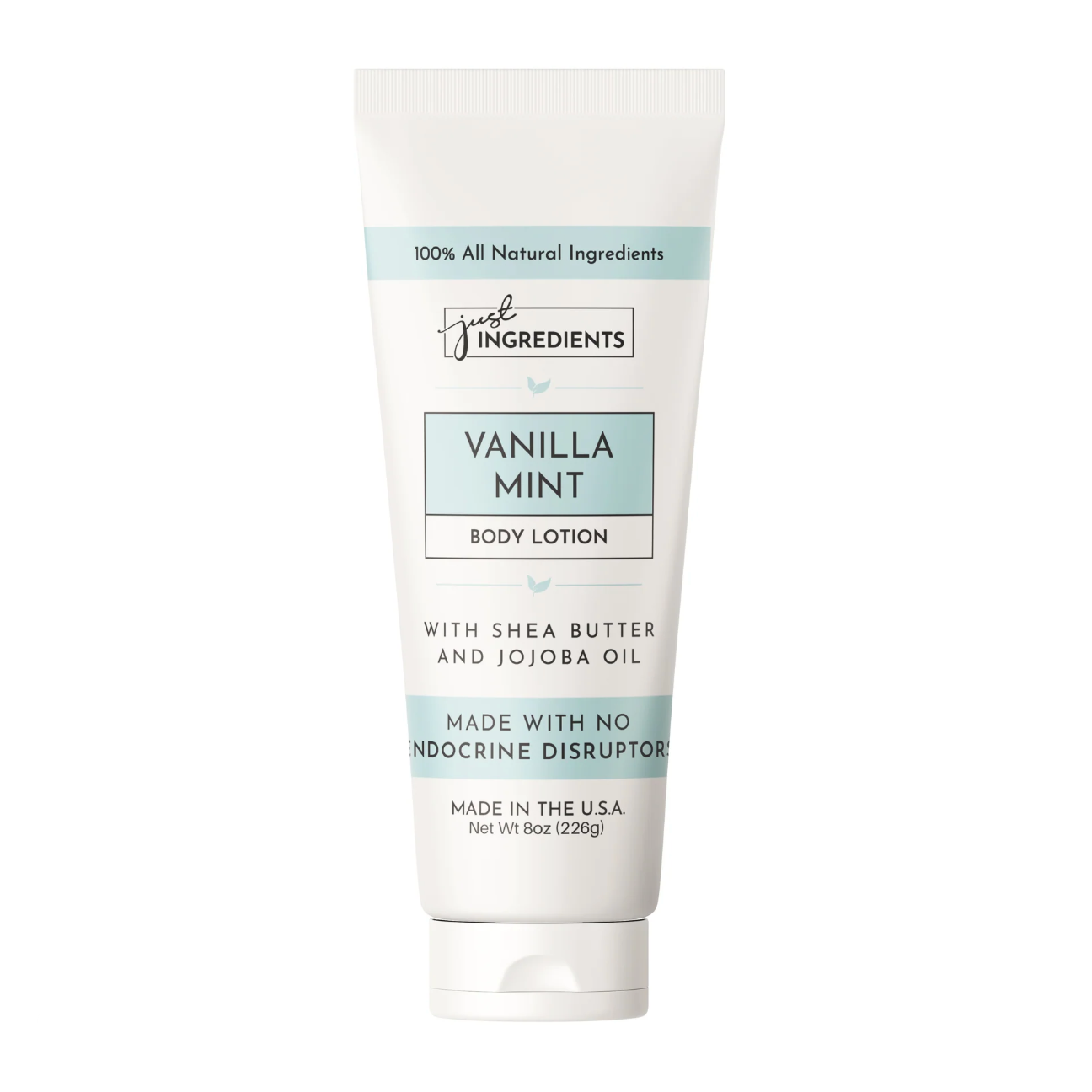 Vanilla Mint Body Lotion, Just Ingredients
