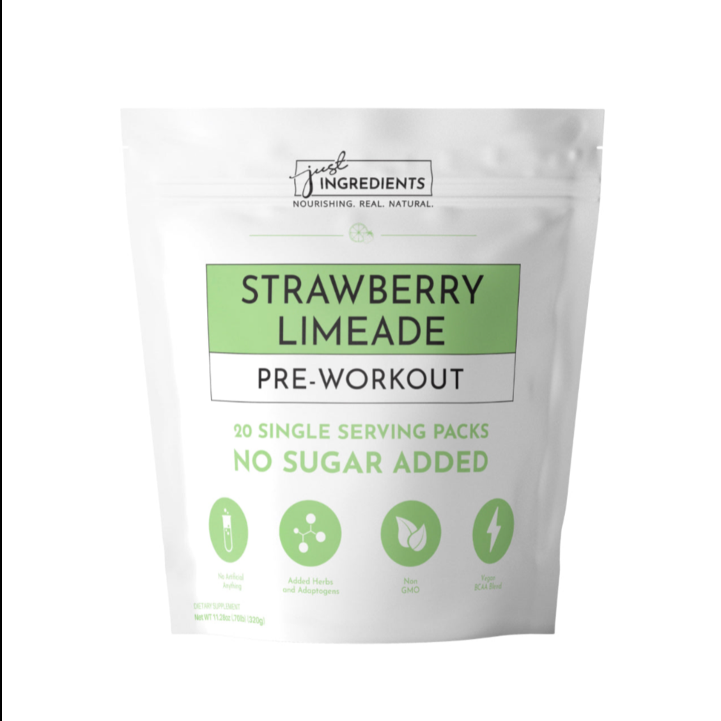 Pre-Workout, 20 Single Serving Packs, No Sugar Added, Just Ingredients